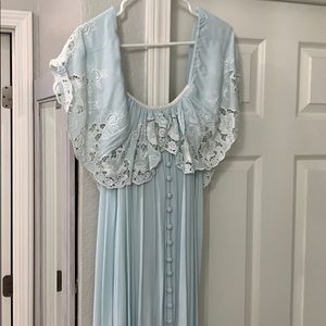 *SOLD* Fillyboo wonder years dress in blue size S.